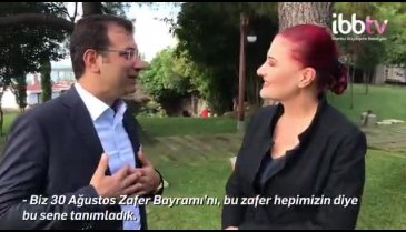 İmamoğlu ile Candan Erçetin'den 30 Ağustos daveti
