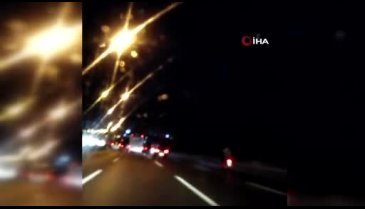 Gece yarısı TEM'de kaza! Çok sayıda ekip sevk edildi