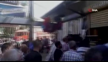 Bursa'da tarihi çarşıda korkutan yangın