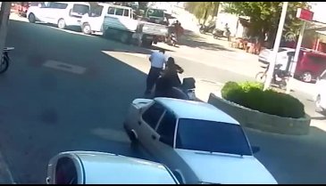 Acemi sürücü aynı yayaya iki kez çarptı