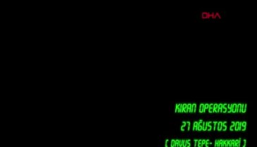'Kıran' operasyonuna ait yeni görüntüler paylaşıldı