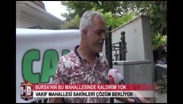 Bursa'nın bu mahallesinde kaldırım yok! (ÖZEL HABER)