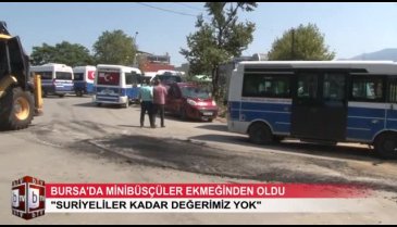 Bursa'da 26 minibüsçü yerlerinden oldu! (ÖZEL HABER)