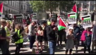 İsrail Başbakan Netanyahu'nun Londra ziyareti protesto edildi