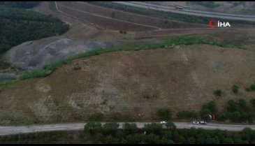 Bursa'da maden çıkarılan sahaya 20 bin fidan dikildi