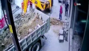 Şişli'de doğal gaz borusu böyle patladı