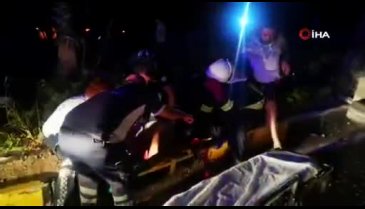 Fethiye'de yolcu minibüsü ile otomobil çarpıştı: 14 yaralı