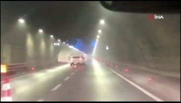 Tünelde dubalara "makas" atan maganda yakalandı