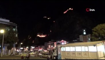 Amasya turuncuya büründü