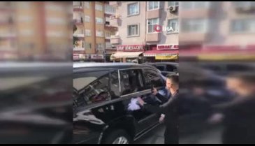 Düğün konvoyunda şoke eden görüntüler