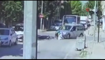 Bursa'da kafa kafaya böyle çarpıştılar: 2 yaralı