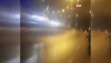 Motosikletli magandaların "yok artık" dedirttiği anlar kamerada