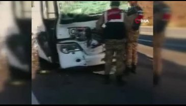 Yolcu otobüsü ile TIR çarpıştı: Çok sayıda yaralı var