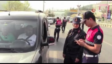 Bursa Mudanya yolunda drone destekli huzur operasyonu