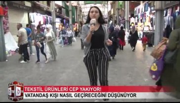 Bursa'da tekstil ürünleri cep yakıyor! (ÖZEL HABER)