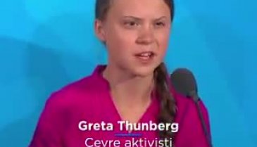 Greta Thunberg BM'de konuştu: Boş sözlerinizle hayallerimi çaldınız