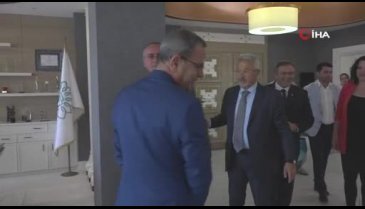Turgay Erdem, Bursa Gemlik Belediye Başkanı Sertaslan'ı ağırladı