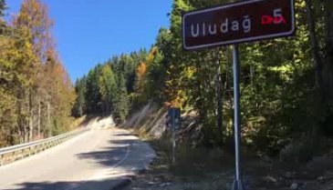 Bursa Uludağ'da sonbahar güzelliği