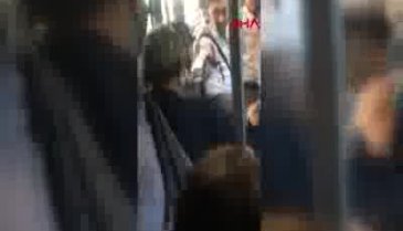 Metrobüsteki kavga kamerada