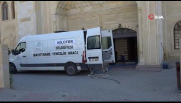 Bursa Nilüfer'de ibadethaneler temizlendi