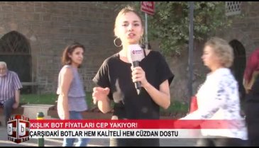 Bursa'da kışlık bot fiyatları cepleri yakıyor! (ÖZEL HABER)