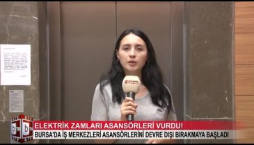 Bursa'da tasarruf için asansörler devre dışı! (ÖZEL HABER)