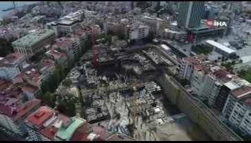 AKM'nin son hali havadan görüntülendi