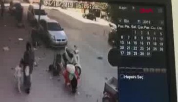 Bursa'da kontrolden çıkan motosikletin sürücü 30 metre sürüklendi