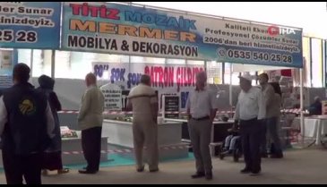 Fuarda indirimli mezar satışı