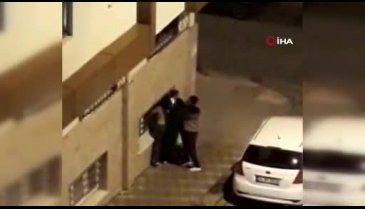 Sevgilisiyle kavga edince mahalleyi ayağa kaldırdı