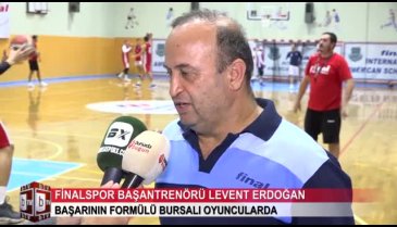 Levent Erdoğan: "Başarının formülü Bursalı oyuncularda"