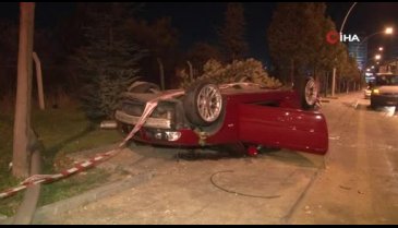 Ankara'da trafik kazası: 1 ölü, 3 yaralı
