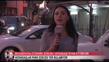 Bursa Mudanya'da otopark sorunu bitmek bilmiyor! (ÖZEL HABER)