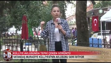 Bursa'da Muradiye Külliyesi'nde tepki çeken görüntü! (ÖZEL HABER)