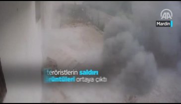 YPG/PKK'lı teröristlerin saldırı anının görüntüleri ortaya çıktı