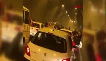 Tünelde tepki çeken halay