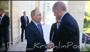Putin'den Erdoğan'a: Size özel olarak ne kadar güzel bir hava ayarlamışlar