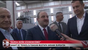Bursa'da Bakan Varank'tan, teknoloji arenasında ülkemizi gururlandıran Ermaksan'a övgü