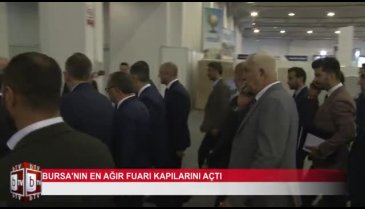 Bursa Uluslararası Mermer Fuarı kapılarını açtı