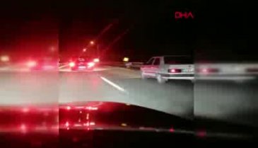 Bursa'da maskeli motosikletlinin tehlikeli yolculuğu