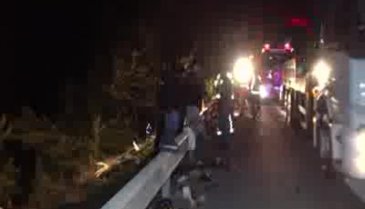 Sürücü şoka girdi, çevrede yaralı arandı
