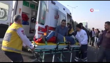Pikabın çarptığı simitçi ağır yaralandı