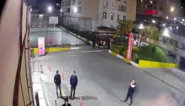 Sitede günlük ev kiralama kavgası kamerada