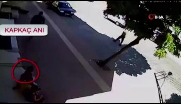 Kapkaç anı kameraya yansıdı