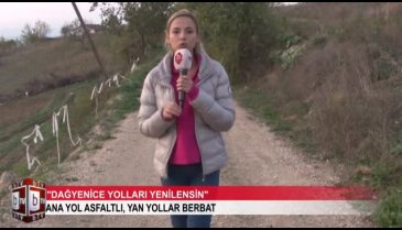Bursa'da Dağyenice yolları taştan! (ÖZEL HABER)