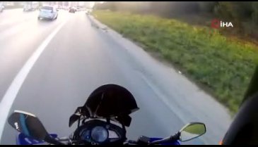 TEM Otoyolu'nda korkutan kaza