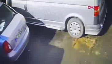 Silahlı saldırının hazırlık anı şüphelilerin kaçması kameraya yansıdı