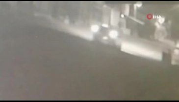 Kocasının dükkanına molotof kokteyli attı! O anlar güvenlik kamerasında