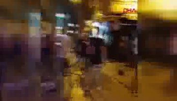 Tekme ve yumruklar havada uçuştu