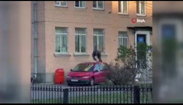 Karakolda kelepçelendiği radyatörü koparıp kaçtı